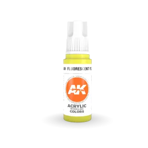 AK Interactive AK11049 3G Fluorescent Yellow Acrylic Paint 17ml